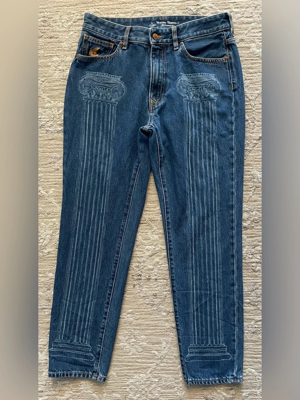 Vivienne Westwood - all cotton blue denim jeans Size 30W x 28L - Picture 2 of 7